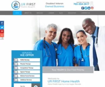 Urfirsthomehealth.com(We are committed to serving patients with the utmost compassion and a personalized brand of care) Screenshot