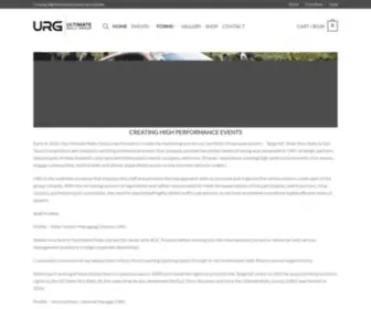 URG.co.nz(Ultimate Rally Group) Screenshot