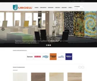 Urgell.cl(Productos para la industria de la madera y muebles) Screenshot