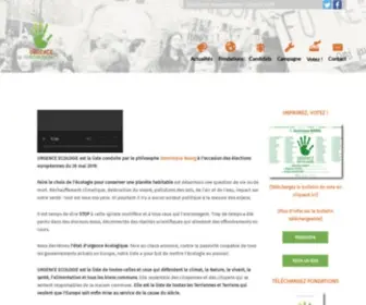 Urgence-Ecologie.fr(Urgence Écologie) Screenshot