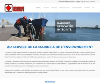 Urgencemarine.com(Port de Montréal) Screenshot