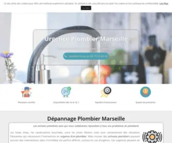 Urgenceplombiermarseille.fr(Plombier) Screenshot