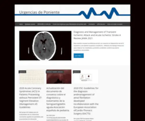 Urgenciasdeponiente.com(Urgencias de Poniente) Screenshot