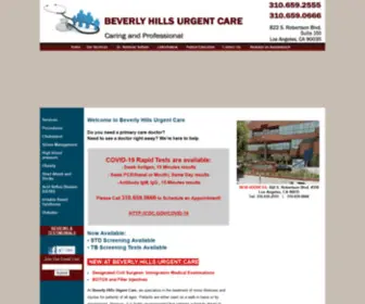 Urgentcarebh.com(Beverly Hills Urgent Care) Screenshot