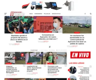 Urgenteayacucho.com(Urgente Ayacucho) Screenshot