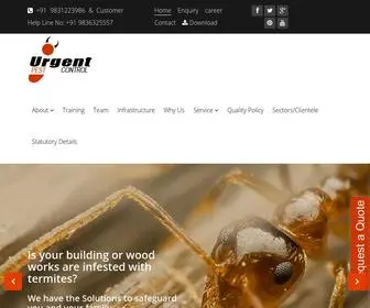 Urgentpestcontrol.in(Urgent Pest Control Service India Pvt Ltd) Screenshot