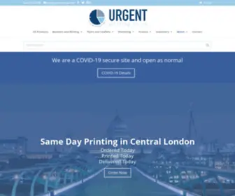 Urgentprinting.co.uk(Urgent Printing London) Screenshot