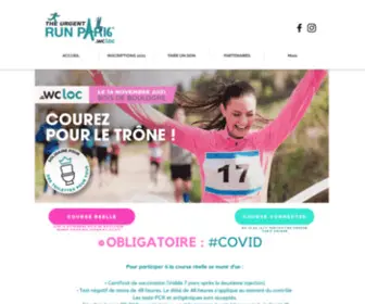 Urgentrunparis.fr(Urgent Run Paris 2022) Screenshot