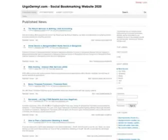 Urgodermyl.com(PR 4 Social Bookmarking Site) Screenshot