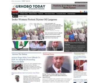 Urhobotoday.com(Urhobo Today) Screenshot