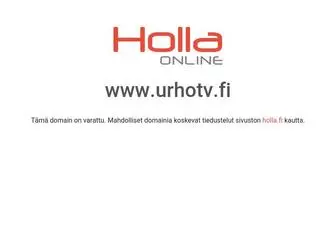 Urhotv.fi(Tämä) Screenshot