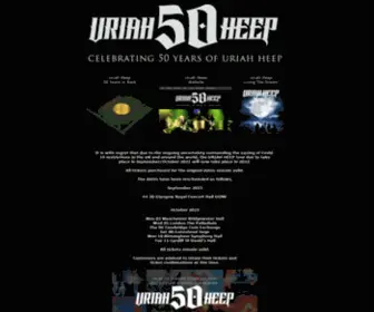 Uriah-Heep.com(Uriah Heep) Screenshot