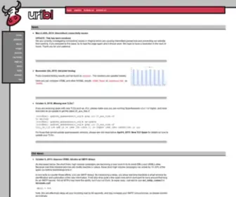 Uribl.com(Realtime URI Blacklist) Screenshot