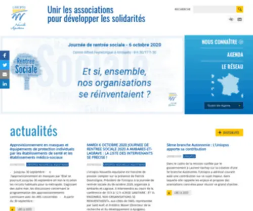 Uriopss-Nouvelleaquitaine.fr(Uriopss Nouvelle Aquitaine) Screenshot