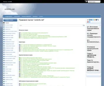 Uristinfo.net(Информационно) Screenshot