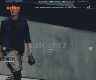 Uritec.fr(Vêtements de travail) Screenshot
