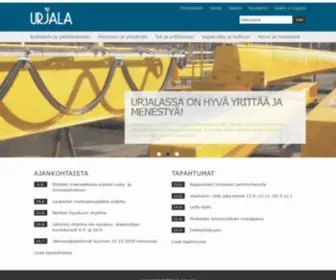 Urjala.fi(Urjalan kunta) Screenshot