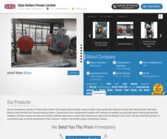 Urjexboilers.com(Urjex Boilers Private Limited) Screenshot