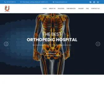 Urjithospital.com(Orthopedic Hospital) Screenshot