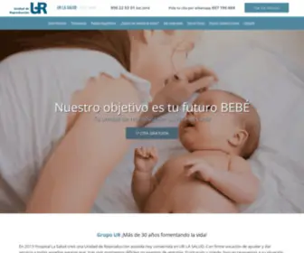 Urlasalud.com(Unidad de reproducción Hospital HLA La Salud) Screenshot