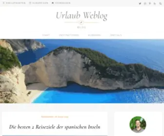 Urlaub-Weblog.de(Urlaub Weblog) Screenshot