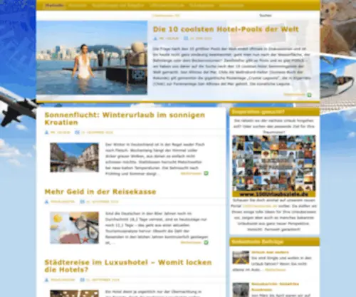 Urlaubmachen365.de(UrlaubmachenDas Online Reisemagazin) Screenshot