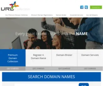 Urlcollection.com(Url Collection Domain Name Center) Screenshot