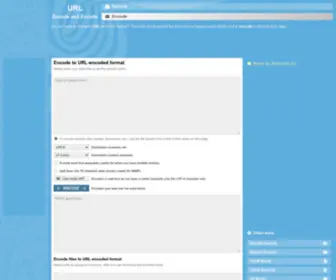 Urlencoder.org(URL Encode and Decode) Screenshot