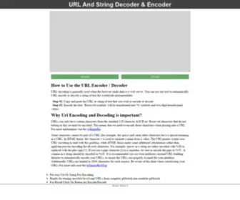 Urlencoderdecoder.online(Online free url encoder) Screenshot
