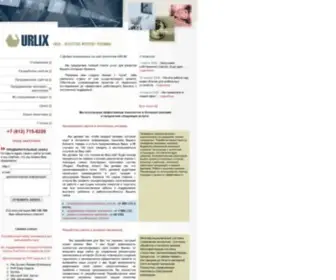 Urlix.ru(Рекламное агентство URLIX) Screenshot