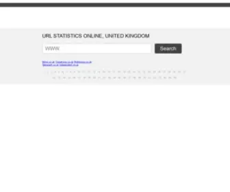 URLJ.co.uk(URL Statistics Online) Screenshot