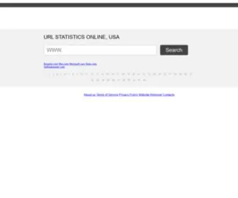 Urlju.com(URL Statistics Online) Screenshot