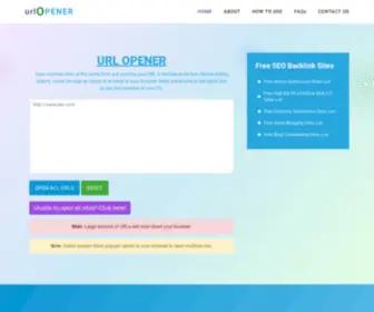 Urlopener.co.uk(URL Opener) Screenshot