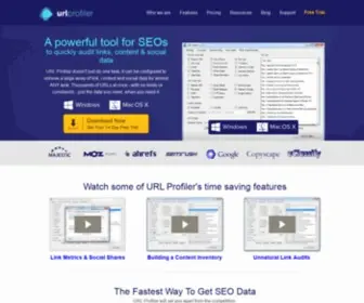 Urlprofiler.com(Urlprofiler) Screenshot