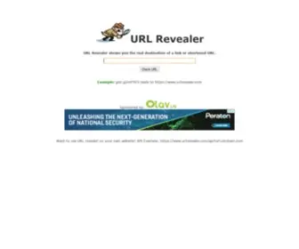 Urlrevealer.com(URL Revealer) Screenshot