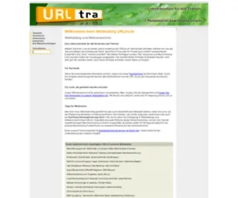 Urltra.de(Webkatalog ohne Backlinkpflicht) Screenshot