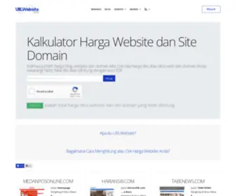 Urlwebsite.com(Kalkulator Harga Website dan Domain) Screenshot