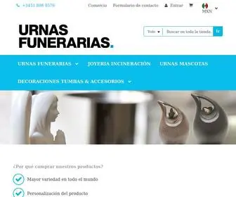 Urnas-Funerarias.com(Urnas incineración urnas funerarias joyería para ceniza en venta) Screenshot