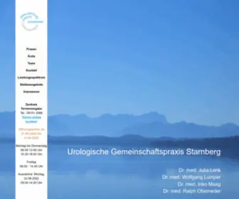 Uro-Sta.de(Urologische Gemeinschaftspraxis Starnberg) Screenshot