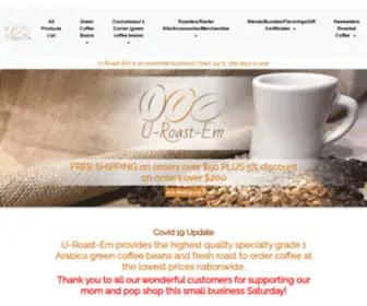 Uroastem.com(Green Coffee Beans in Solon Springs) Screenshot