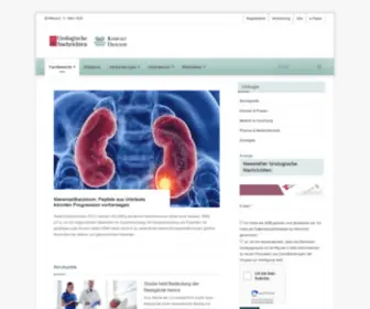 Uro.de(Nachrichten aus der Urologie) Screenshot