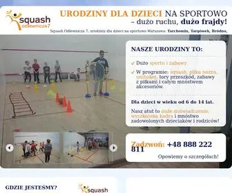 Urodzinynasportowo.pl(Urodziny dla dzieci na sportowo to idealna propozycja dla osób z Warszawy z dzielnic) Screenshot