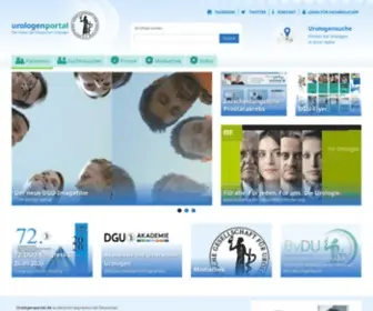 Urologenportal.de(Startseite) Screenshot