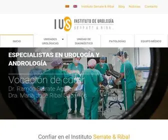 Urologiaserrateribal.com(Especialistas en Urología y Andrología) Screenshot