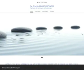 Urologie-Steyr.at(Herzlich willkommen bei Dr. Shahin Abbasi Monem) Screenshot