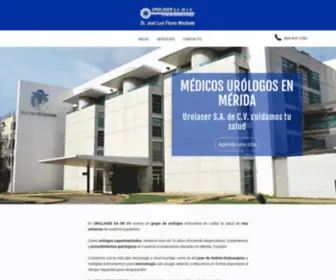 Urologoenmerida.net(Médicos urólogos en Mérida) Screenshot