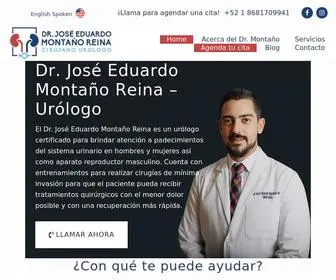 Urologojosemontano.com.mx(José Eduardo Montaño) Screenshot