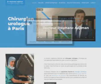 Urologue-Paris-Adjiman.com(Chirurgien Urologue Paris Docteur Stephane Adjiman) Screenshot