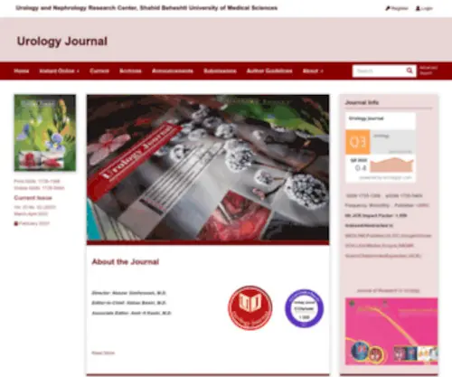 Urologyjournal.org(Urology Journal) Screenshot