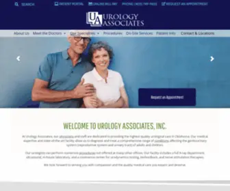 Urologyokc.com(Urology Associates) Screenshot